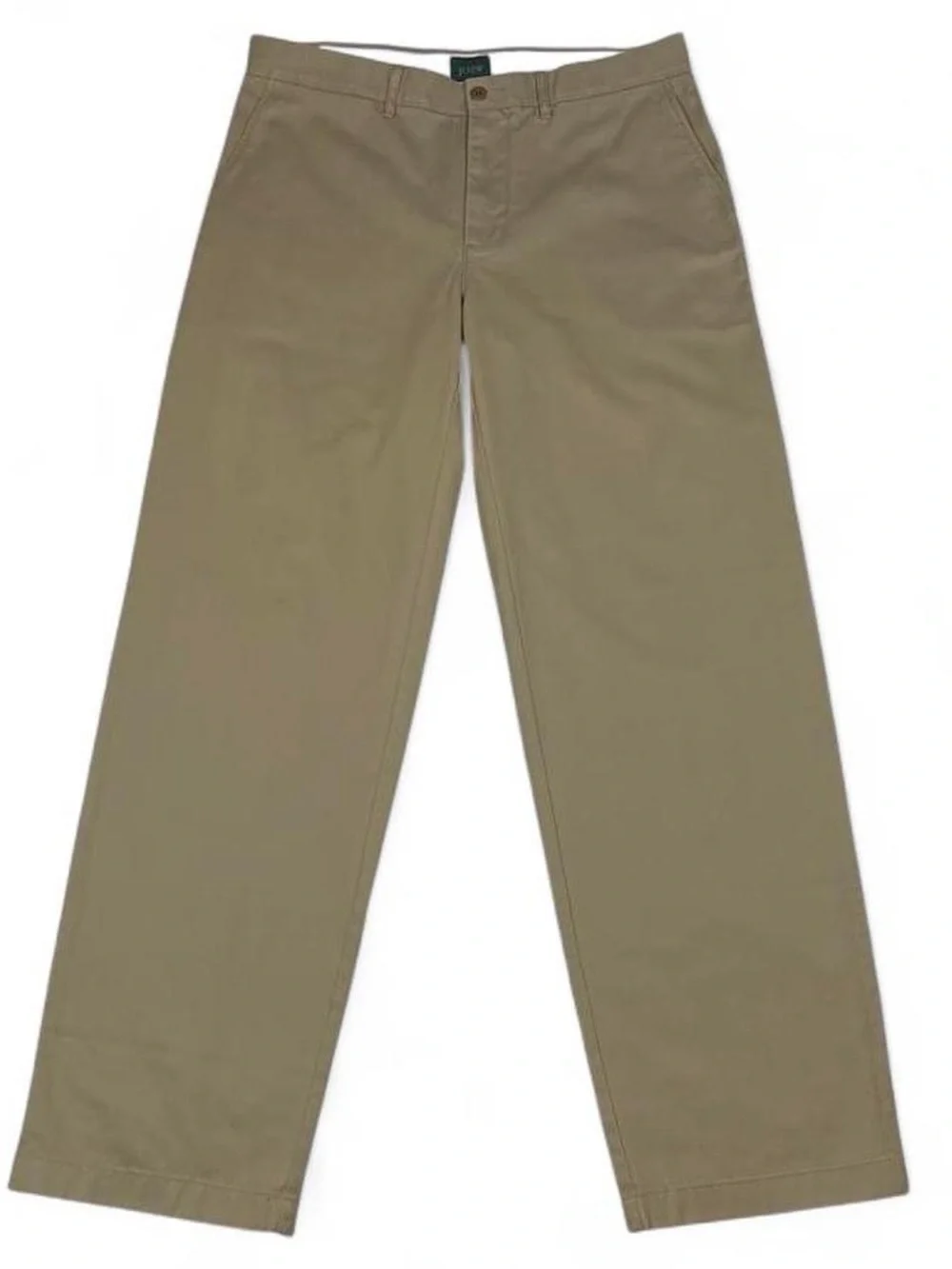 NWT! J.Crew Classic Chino Tan Khaki Flat Front Pants Men’s Size W34 L34 Golf